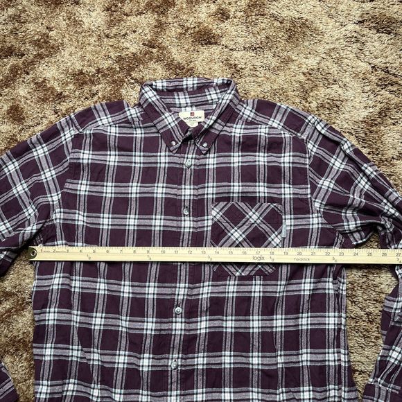 Woolrich Long Sleeve Button Down Mens Extra Large Plaid 100% Cotton Casual - Picture 6 of 10